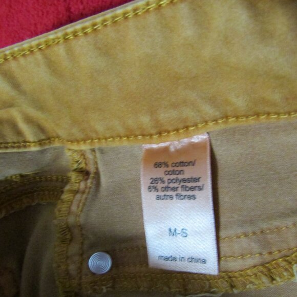 Maurices Pants - Stretch Mustard Yellow Ankle Length - Picture 5 of 5